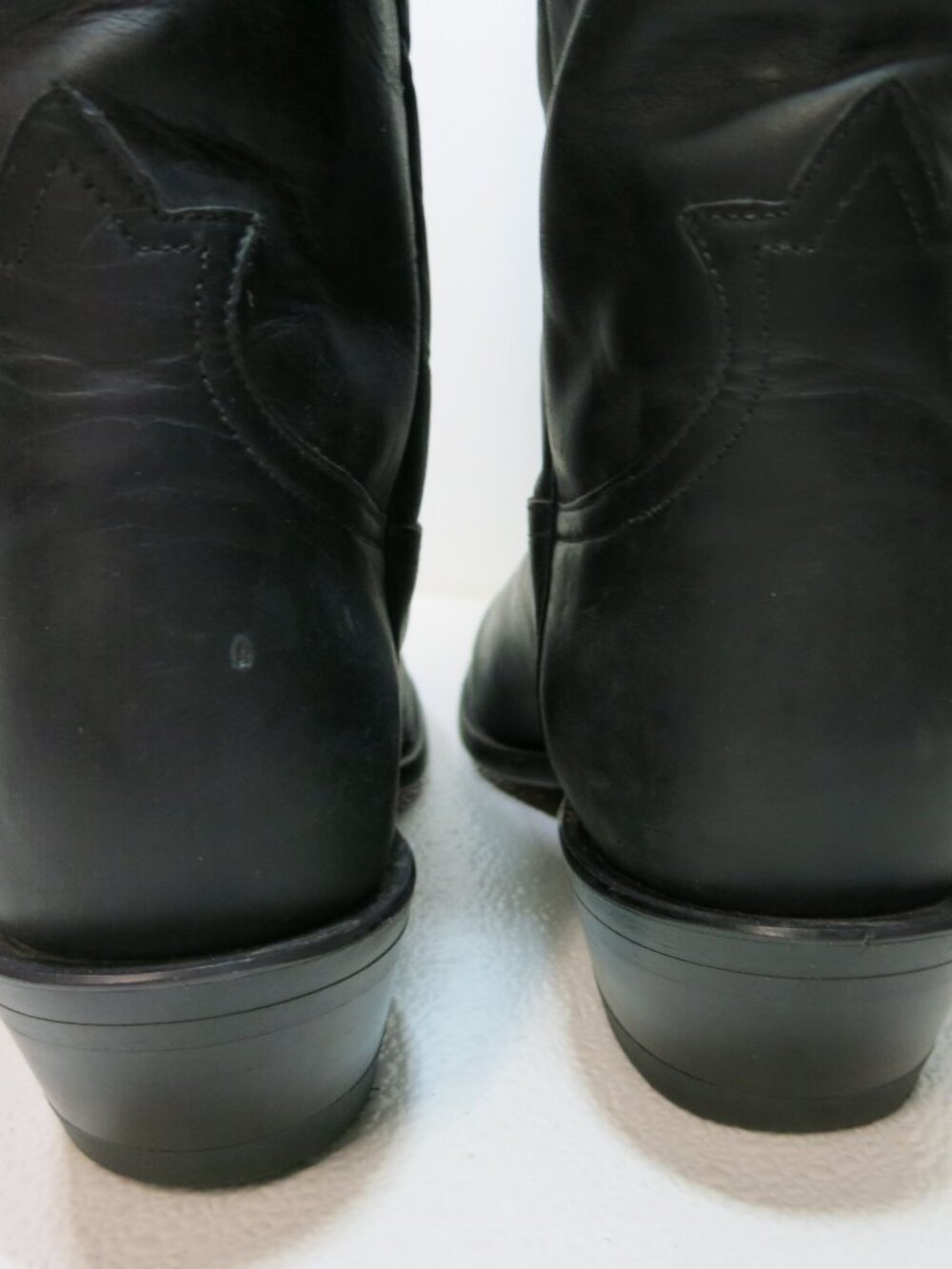 TONY LAMA Shooter’s Boots 18" Tall Boot Leather Men's Leather Footwear 11.5 D - Picture 4 of 9